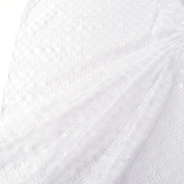 生地 ラッセルレース(3700) KW.ホワイト 10Ac04_