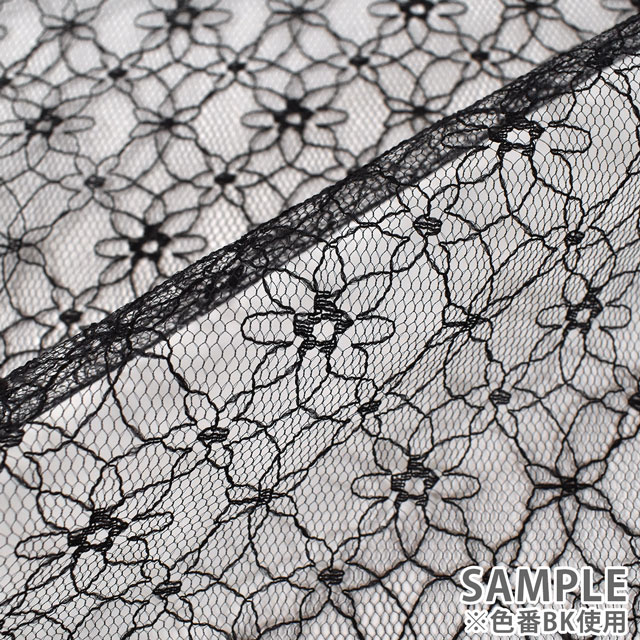 生地 ラッセルレース(3700) KW.ホワイト 10Ac04_
