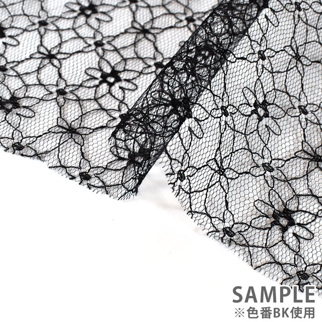 生地 ラッセルレース(3700) KW.ホワイト 10Ac04_