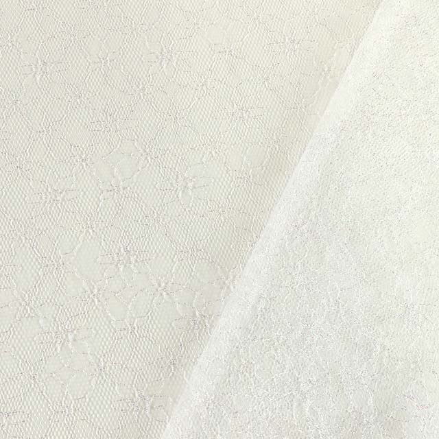生地 パールチュール(3700P) 1.ホワイト×パールラメ 10Ac04_