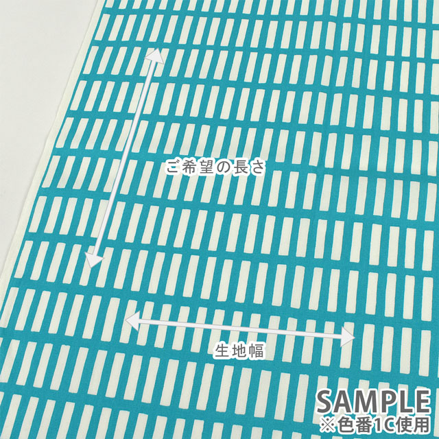 生地 オックスモダンチェック(37088) 1A.イエロー 09Bk22_