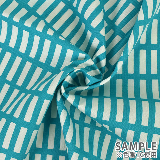 生地 オックスモダンチェック(37088) 1A.イエロー 09Bk22_