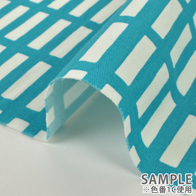 生地 オックスモダンチェック(37088) 1A.イエロー 09Bk22_