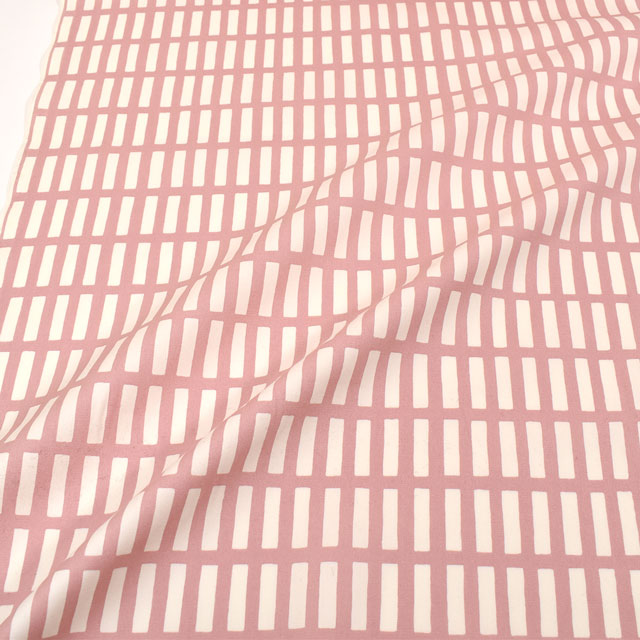 生地 オックスフレンチチェック(38074) 1B.くすみピンク 09Bk22_