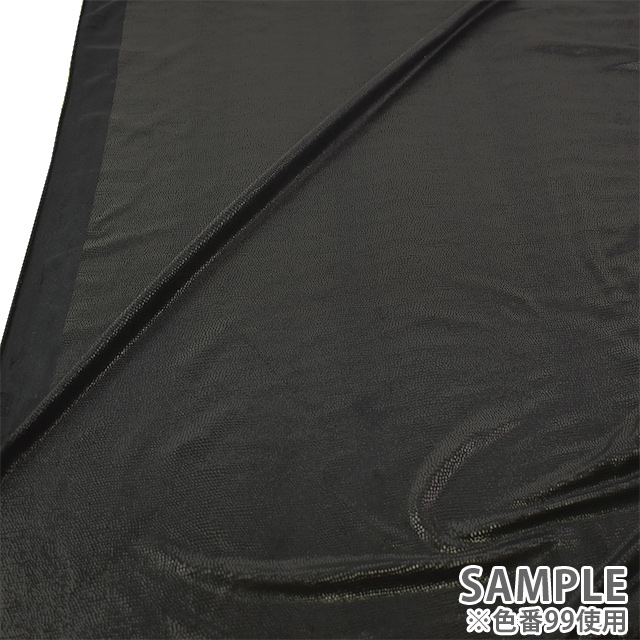合皮生地 ホイルスエード(3815) 99.ブラック 10Bn99_