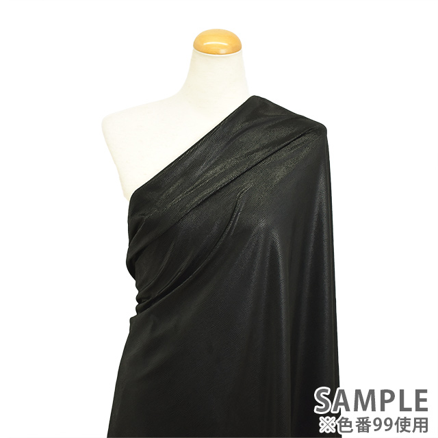 合皮生地 ホイルスエード(3815) 99.ブラック 10Bn99_