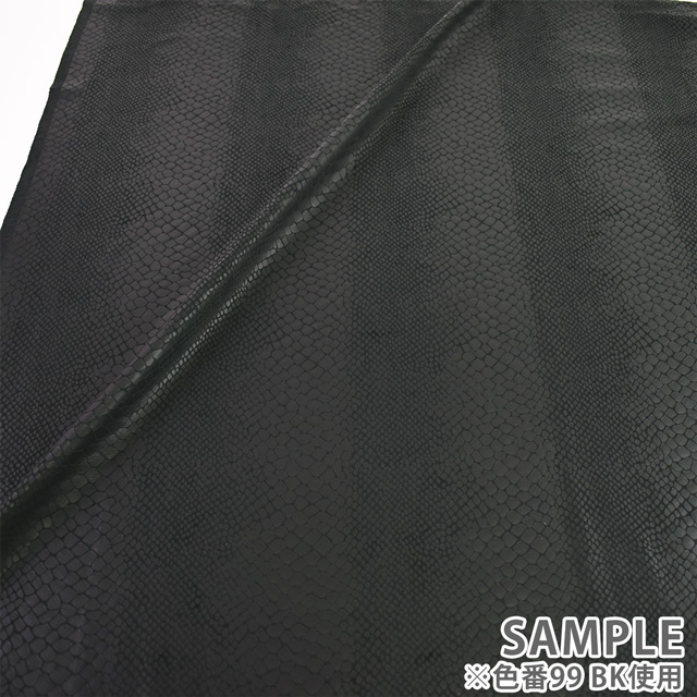 合皮生地 ホイルスエード(3816) 99.ブラック 10Bn99_