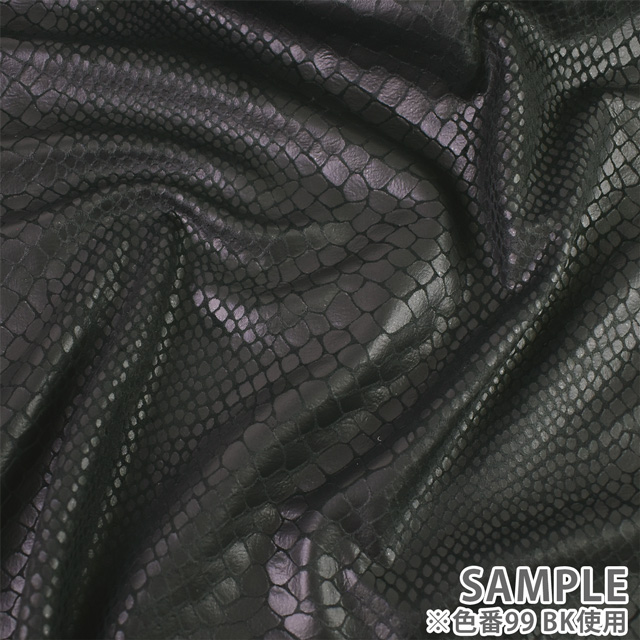 合皮生地 ホイルスエード(3816) 99.ブラック 10Bn99_