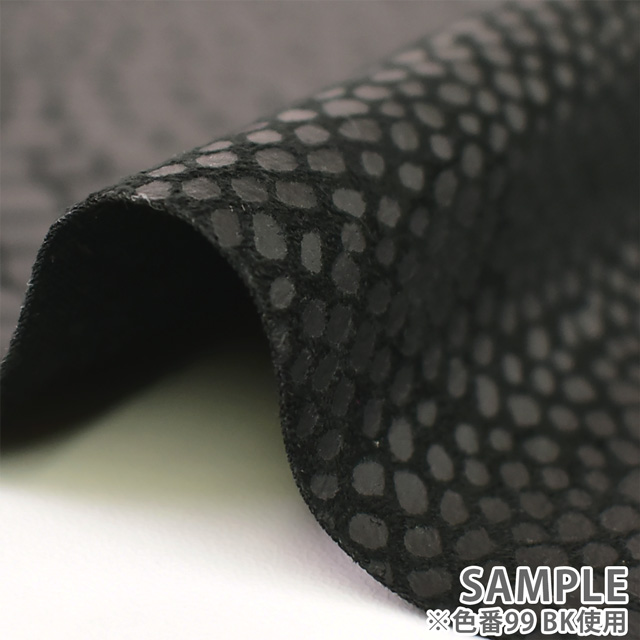 合皮生地 ホイルスエード(3816) 99.ブラック 10Bn99_