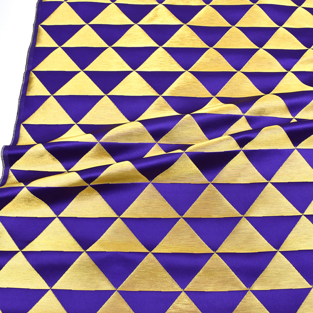 金襴生地 桂2号極上 ウロコ(258-2112) 紫 09Bh18_