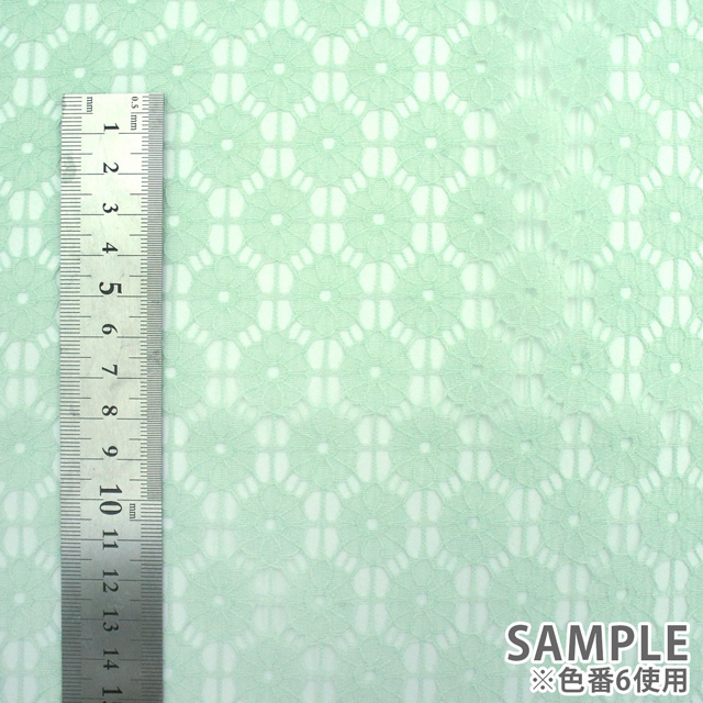 生地 ブロッサムレース (4401T) 6ミント 10Ac04_