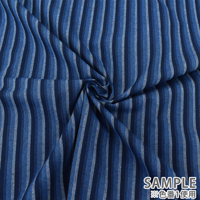 生地 三川地木綿(45000) 1.青×紺系 99Zz99_