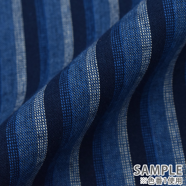 生地 三川地木綿(45000) 1.青×紺系 99Zz99_
