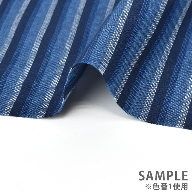 生地 三川地木綿(45000) 1.青×紺系 99Zz99_