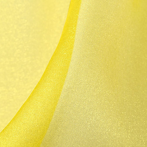 オーガンジー生地 スパーククレポン(468) 16.黄色 10Bg10_