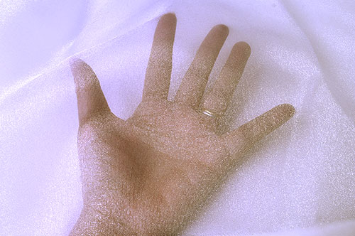 オーガンジー生地 スパーククレポン(468) 1.白 10Bg10_