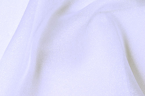 オーガンジー生地 スパーククレポン(468) 1.白 10Bg10_