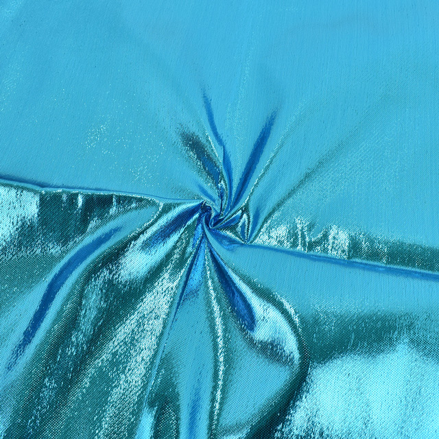 ラメ生地 ラメサテン(498) 5.ブルー 10Ad06_