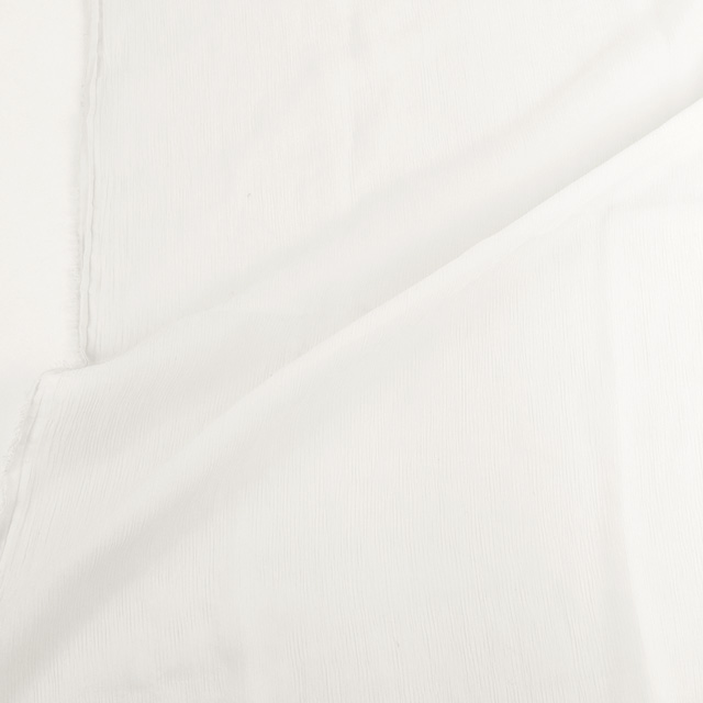 生地 楊柳ジョーゼット(500417) 1.白 10Bf09_