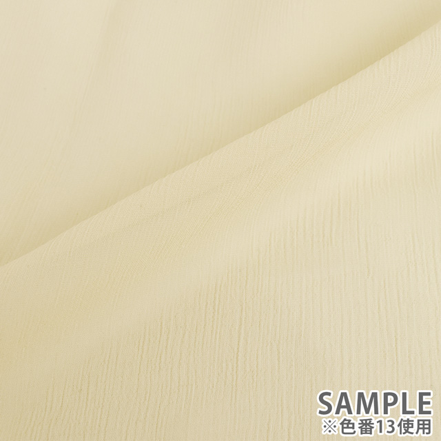 生地 楊柳ジョーゼット(500417) 1.白 10Bf09_