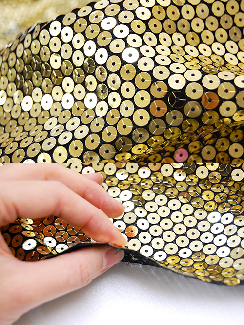 生地 国産オリジナルスパングル(500674) 6.薄ピンク 10Ad06_