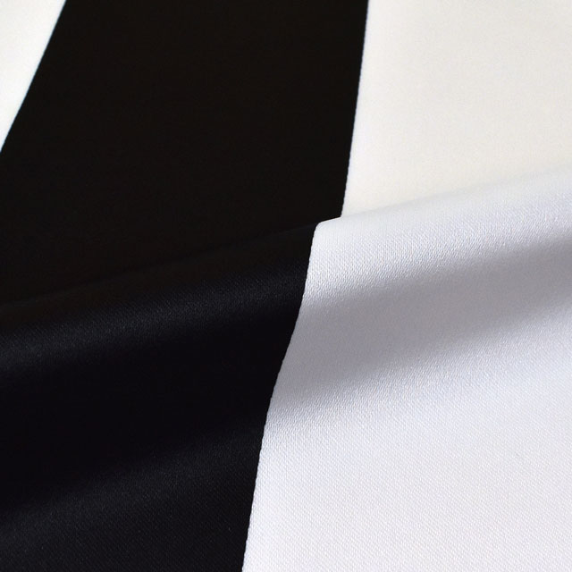 ストライプサテン生地 BAR(500675) 5 10Ae08_