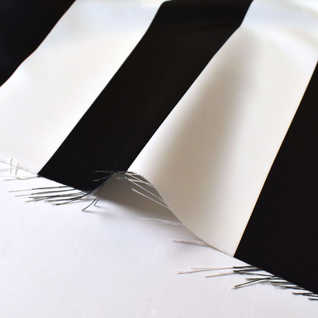 ストライプサテン生地 BAR(500675) 5 10Ae08_