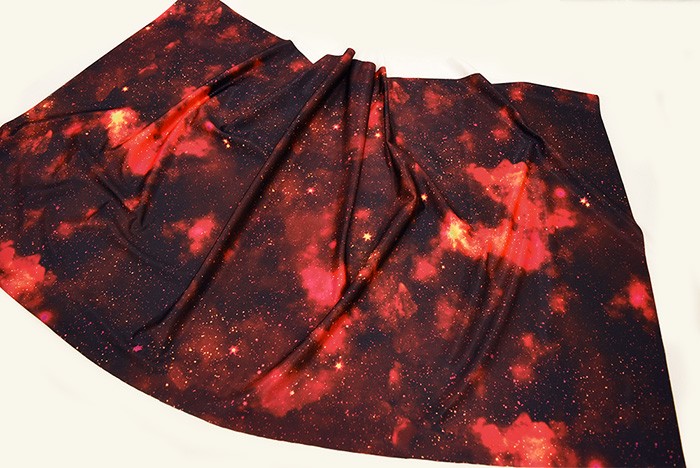 生地 2wayプラネッツ(5026) 2.赤系 10Bl17_