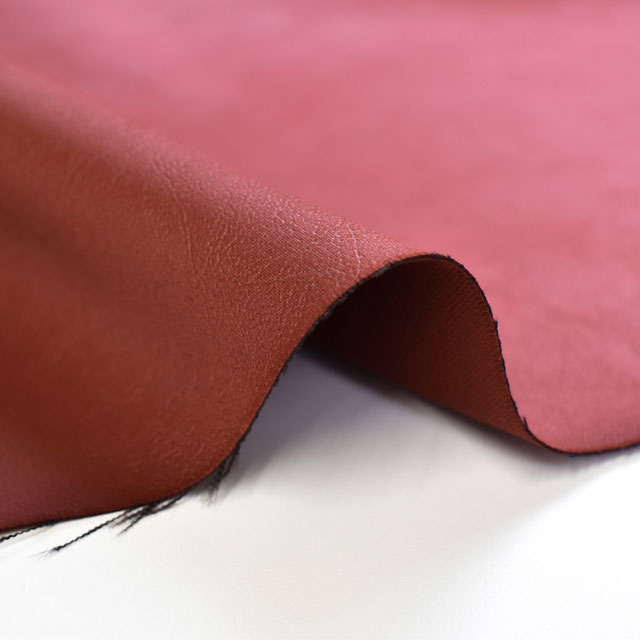 生地 ドレスレザー/レザー調サテン(50700) M17.ワインレッド 10Ae08_