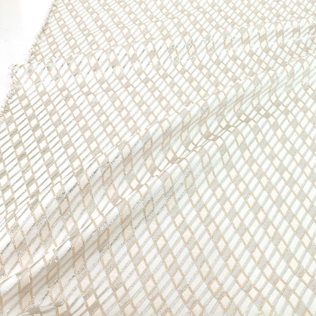 生地 ポエタジャガード(5163) 1.白 10Aa01_