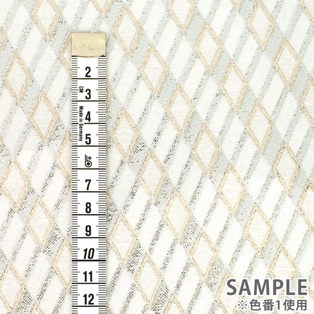 生地 ポエタジャガード(5163) 1.白 10Aa01_