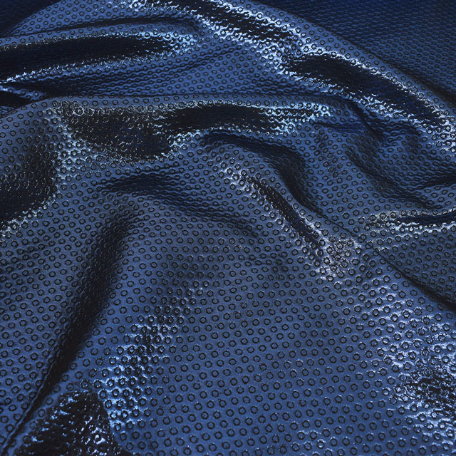 生地 メタルリングジャガード(5238/4278) 1.ネイビー 10Aa01_