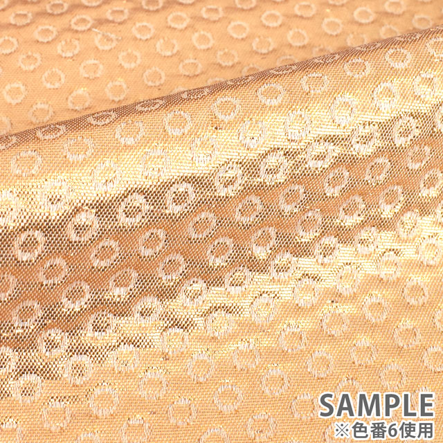 生地 メタルリングジャガード(5238/4278) 1.ネイビー 10Aa01_