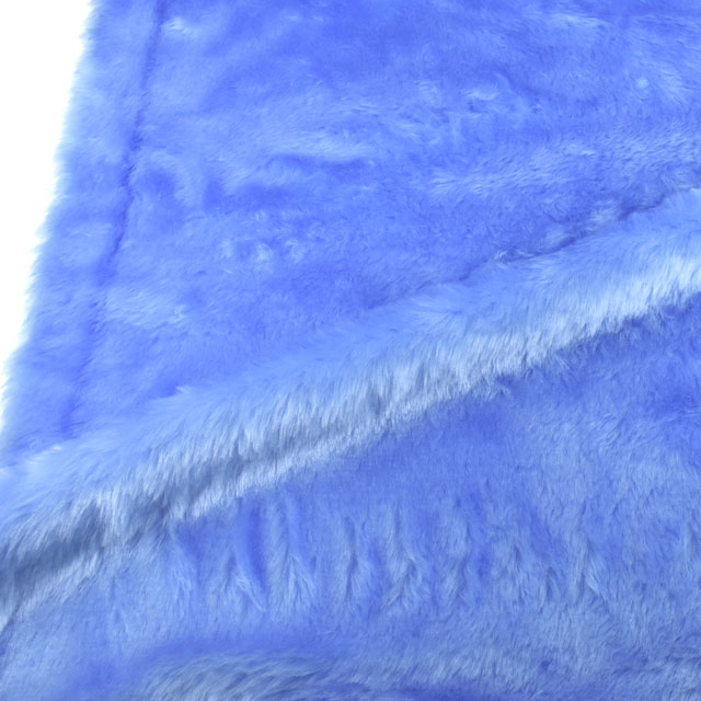 生地 フェイクファー短毛/ブライトファーショート(5311) 367.ライトブルー 10Bn99_