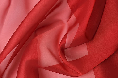 生地 スーパーソフトオーガンジー(5540) 7.深紅 10Bg10_