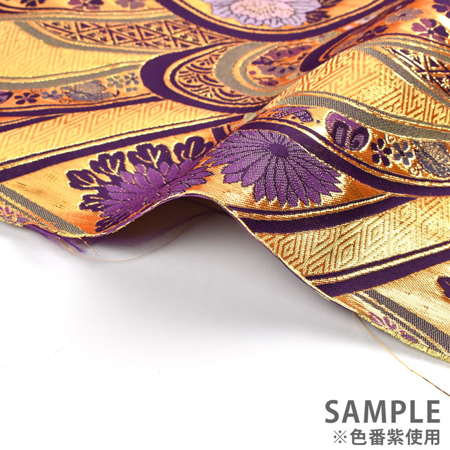 金襴生地 錦林三丁 菊(5592-A-2) ピンク 09Bh18_