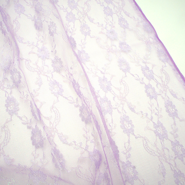 生地 フェアリーラッセルレース (5772P) 5.パープル 10Ac04_