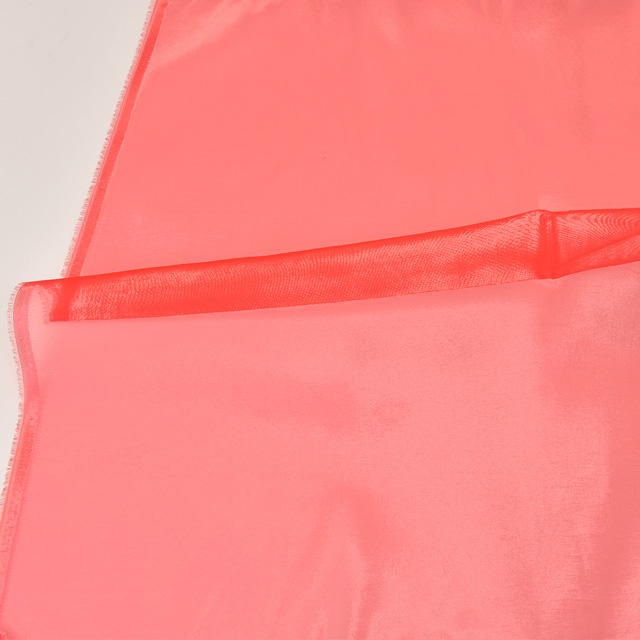 生地 ナイロンオーガンジー(6000TN) 14.ポピーレッド 10Bg10_