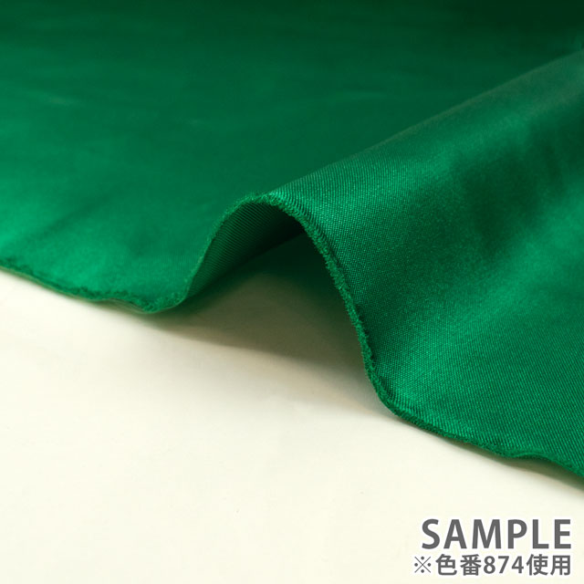 生地 スピリットサテン(100283) 480.グリーン 10Ae07_