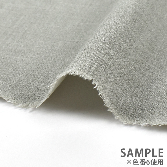 生地 メランジダブルクロス(6061) 5.サックス 09Cq39_