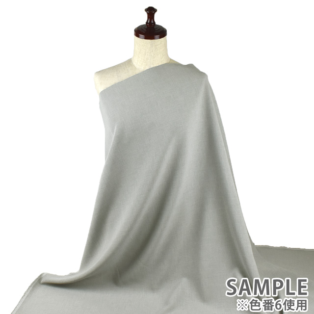 生地 メランジダブルクロス(6061) 5.サックス 09Cq39_