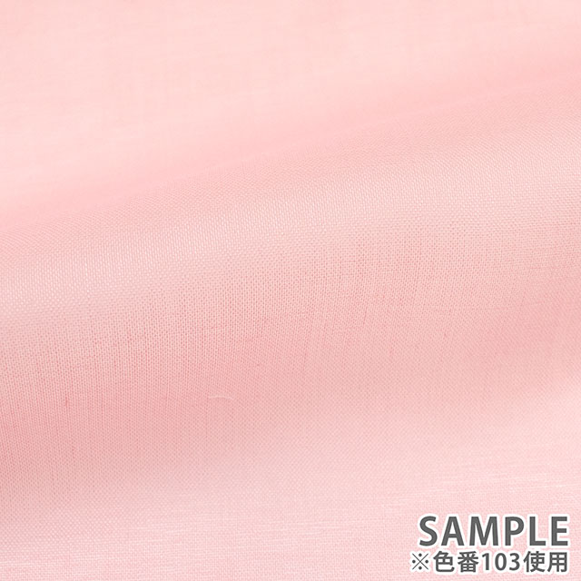 生地 綿オーガン(6580) 103.ピンク 09Bm28_