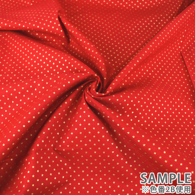 生地 クリスマスプリント スター/スケア(7100) 2A.ホワイト 99Zz99_