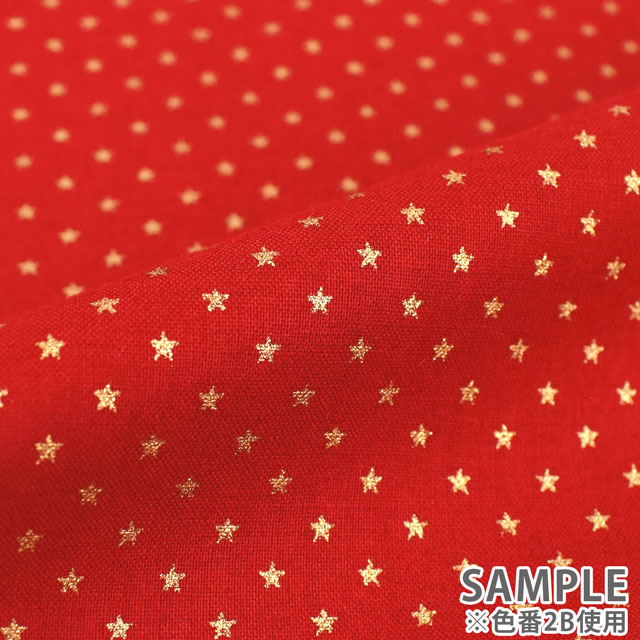 生地 クリスマスプリント スター/スケア(7100) 2A.ホワイト 99Zz99_