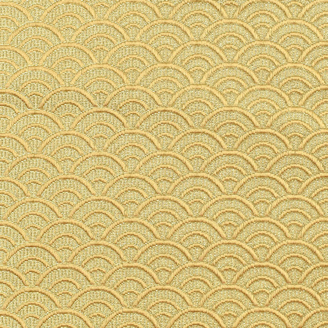 金襴生地 綴二丁 青海波(733) 金 09Bh18_