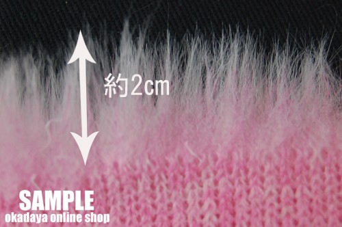 生地 ボア(7417) 100.赤 99Zz99_