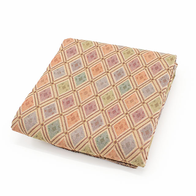 生地 ゴブランジャガード 幾何柄 約140cm幅×150cmカット（75601-1） 色番3 14yy88_