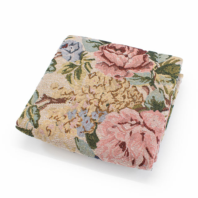 生地 ゴブランジャガード 大花柄 約140cm幅×150cmカット（75601-1） 色番5 14yy88_