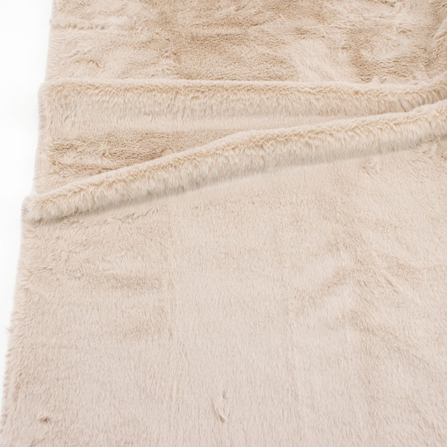 生地 スーパーラビットボア 約140cm幅×100cmカット(75603-1) B.ベージュ 14yy88_