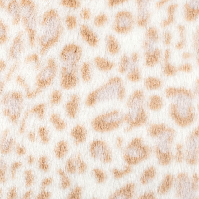 生地 アニマルボア ひょう 約140cm幅×100cmカット(75605-1) A.ベージュ 14yy88_